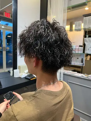 パーマ メンズ 川村 綾のヘアスタイル