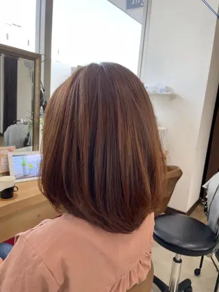ミディアム カラー 💫カットパーマ💫 伊原虎太郎のヘアスタイル