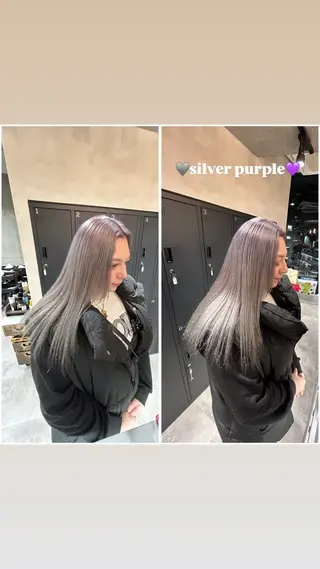 ロング 茅ヶ崎/ハイトーン/ Ramuのヘアスタイル