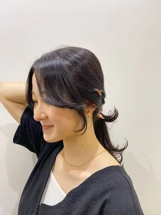 ロング 韓国ヘア sasugaのヘアスタイル