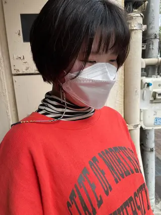 ショート パーマ tomo🍒パーマ ハイトーン似合わせのヘアスタイル