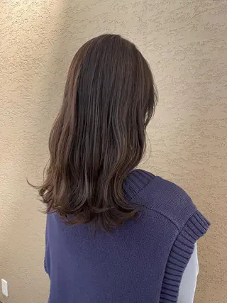 ミディアム カラー ミディアム特化 /透明感カラーmoeのヘアスタイル