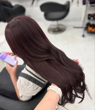 ロング カラー 🤍レイヤー/顔周り 暖色hirari🤍のヘアスタイル