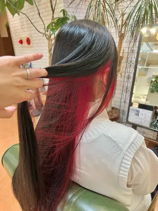 ロング カラー 石井 佑樹のヘアスタイル