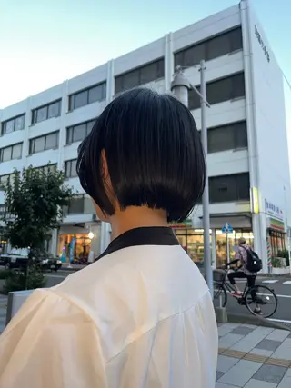 ショート 産休中です 艶カラー♡オカのヘアスタイル