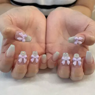 ネイル 💎🐰 saki. m 🐰💎のネイルデザイン