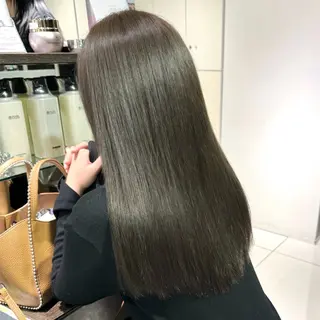 ロング カラー ヘアアレンジ ブリーチなしカラー /ベージュ/安形翔のヘアスタイル