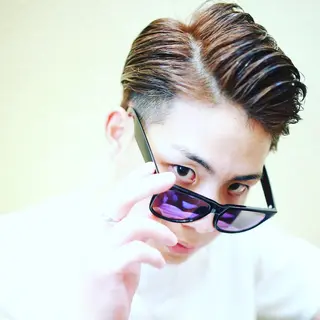 ショート カラー パーマ ヘアアレンジ メンズ キッズ ネイル マツエク・マツパ premier modelsのヘアスタイル