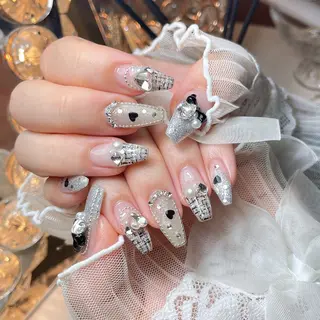 ネイル 23時まで❤︎韓国、 ワンホンネイルのネイルデザイン