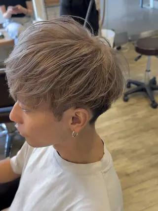 カラー メンズ 本町/新町/心斎橋 透明感カラーSANCのヘアスタイル