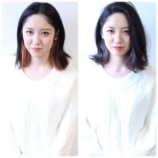 ミディアム Elsa エルサのヘアスタイル