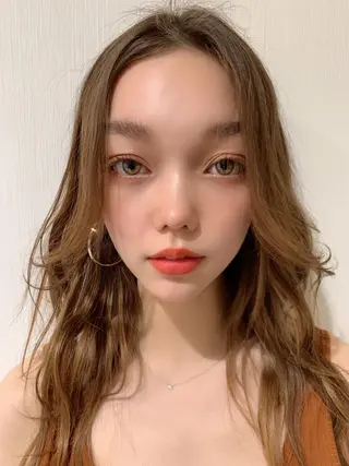 ロング カラー パーマ ヘアアレンジ メンズ キッズ ネイル マツエク・マツパ 💎耳ツボジュエリー ×銀座美容室💎のヘアスタイル