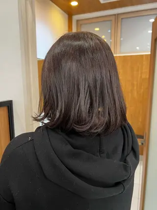 ミディアム カラー トーンアップ🦢 ユメのヘアスタイル