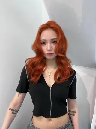 セミロング 愛 メンズフェード特化のヘアスタイル