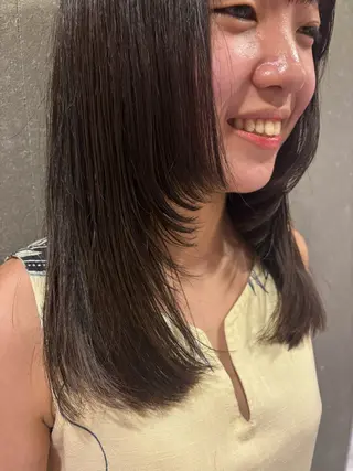ロング ducca所属・ナガト カオリのヘアスタイル