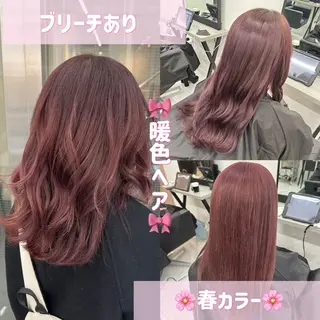 ロング カラー 🍊暖色/ボブヘア chihiro🌼ོのヘアスタイル