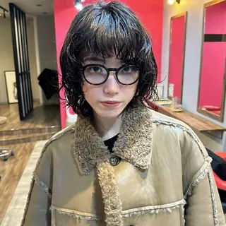 ミディアム パーマ FBeauty 青山店所属・パーマ特化美容師 表参道のヘアスタイル