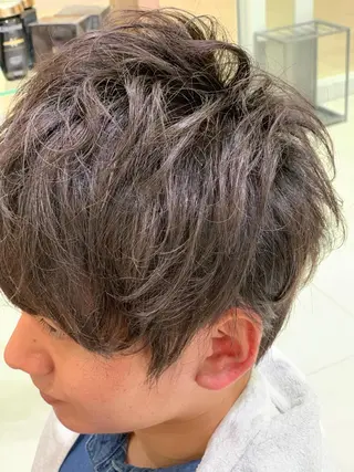 ショート パーマ メンズ 店長/髪質改善 小早川周大のヘアスタイル