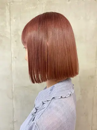 ショート カラー SALT WATER所属・🫐 𝐌𝐚𝐨 🫐ボブモデル募集のヘアスタイル