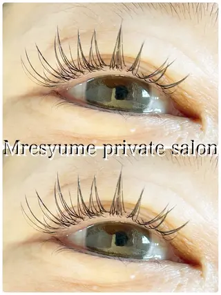 マツエク・マツパ Mresyume MAYUのマツエク・マツパデザイン