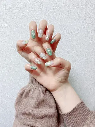 ネイル マツエク・マツパ 📍鶴橋 muniのネイルデザイン