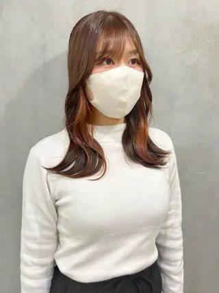 セミロング 🫧tomoka 透明感カラー🫧のヘアスタイル