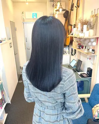 ロング カラー SUN GLOW  サングロウ所属・水素トリートメント／ 髪質改善/ナカノメのヘアスタイル