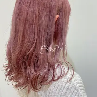 ミディアム カラー GO TODAY SHAiRE SALON所属・🌼透け感カラー 🌼Rinaのヘアスタイル