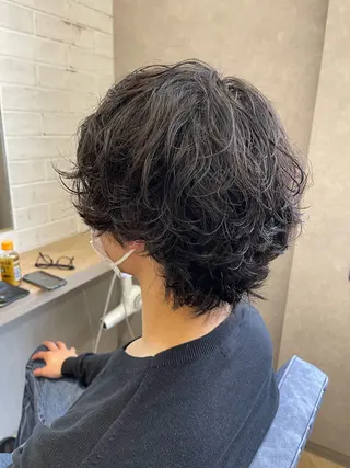 ショート パーマ メンズ GOAT hair SHOKOのヘアスタイル