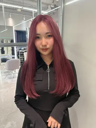 カラー Haru/ブリーチ /レイヤーカットのヘアスタイル