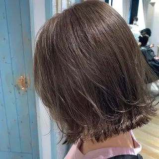 ミディアム カラー ブリーチなし/暖色/ 透明感/ririkaのヘアスタイル