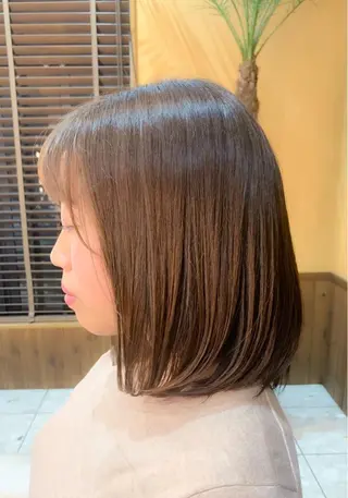 ミディアム カラー 縮毛矯正/髪質改善 飯田公祐のヘアスタイル