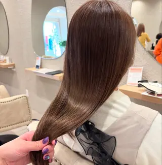 ロング 透明感カラー⭐️🌈 野村玲美のヘアスタイル