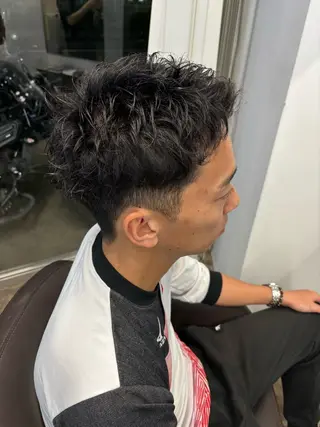 ショート UNSER prod by THE DAY所属・人見 風斗のヘアスタイル