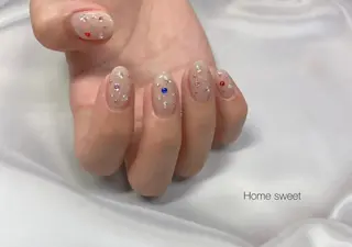ネイル ショートネイル. Home sweetのネイルデザイン
