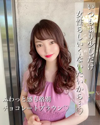 ロング 韓国ヘア🇰🇷髪質 改善たけるのヘアスタイル