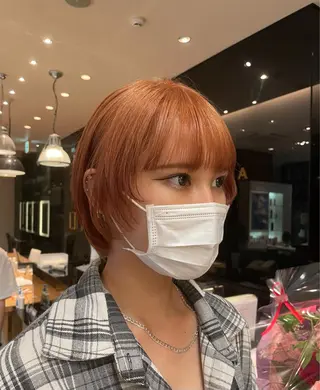 ショート カラー 木村 架音のヘアスタイル