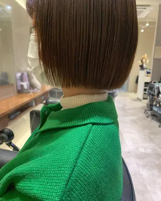 ミディアム 🫧韓国ヘア 透明感 カラー🫧福田 楓のヘアスタイル