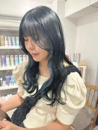 ロング カラー CreBiA名駅 副店長 Fukuのヘアスタイル