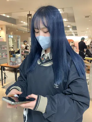 ロング 艶ハイトーン👑♡ NATSUKIのヘアスタイル