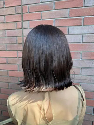 ミディアム カラー 🦋店長🦋 ほんさわ みずきのヘアスタイル