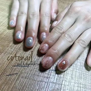 ショート ネイル ツメトマツゲ .のネイルデザイン