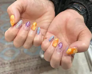 ネイル 0203ムニムサン 💙Honokaのネイルデザイン