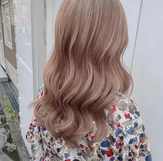 ロング カラー くすみミルクティー/ ブラウン🪡TOWAのヘアスタイル