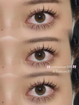 マツエク・マツパ NORA senaのマツエク・マツパデザイン