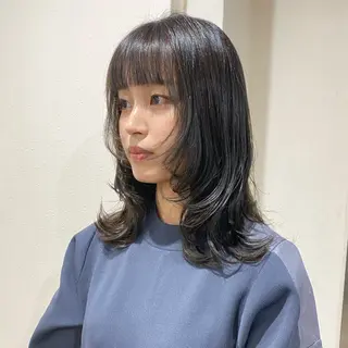 ミディアム くすみカラー♡ Yuukaのヘアスタイル