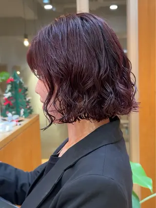 ショート パーマ 大橋 芽衣のヘアスタイル