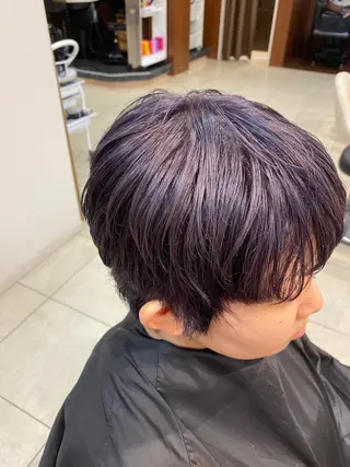 ショート カラー 🌈haru🌻 藤沢ハイトーン🌈のヘアスタイル