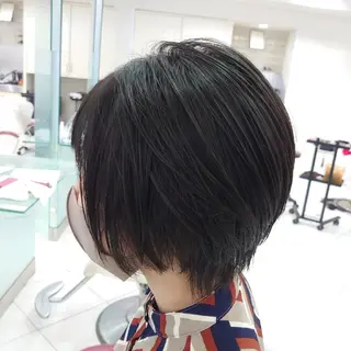 ショート ヘアアレンジ 大卒美容師  一ノ瀬 凌のヘアスタイル