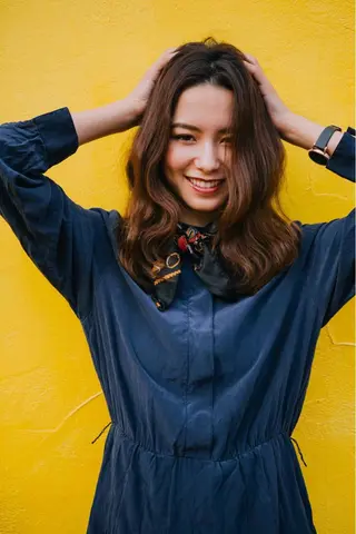 ロング Gemini代表 Maedaのヘアスタイル